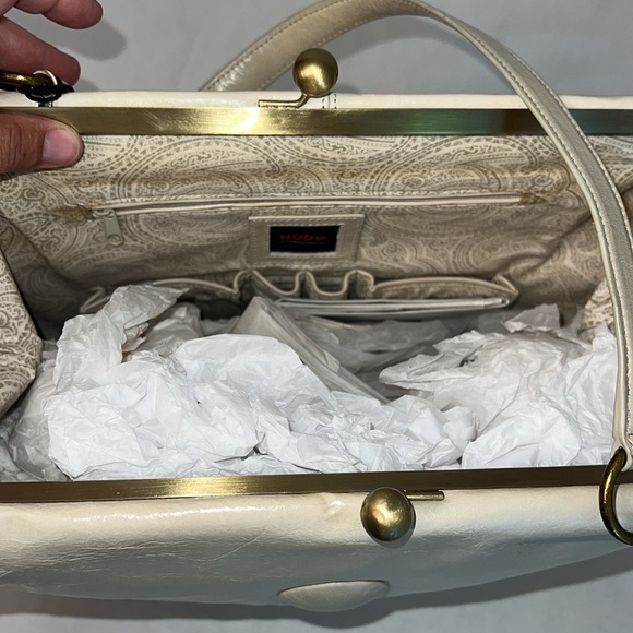 HOBO INTERNATIONAL PEARL LEATHER HANDBAG NEW WITH TAGS - Picture 7 of 17